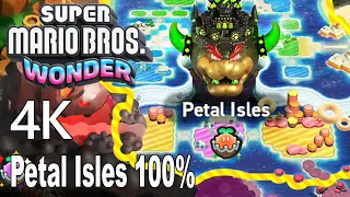 Super Mario Bros Wonder Petal Isles 100% Gameplay Walkthrough 4K