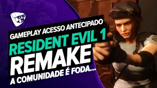 Resident Evil 1 REMAKE - GAMEPLAY ACESSO ANTECIPADO! A COMUNIDADE É FODA