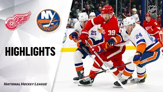 NHL Highlights | Red Wings @ Islanders 2/21/20