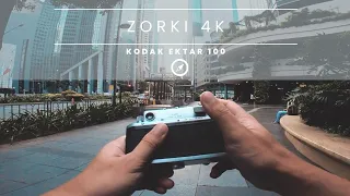 Zorki 4K + Kodak Ektar 100 | Makati City Photowalk | Insta360 Go 2 POV