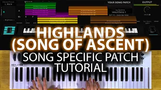 Highlands (Song of Ascent) MainStage patch keyboard tutorial- Hillsong United