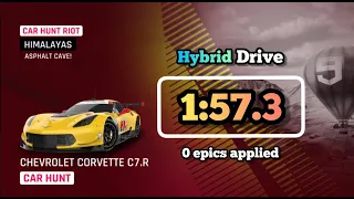 Asphalt 9 | Car hunt Riot : Chevrolet Corvette C7.R | Hybrid Touch Drive -1:57.3 | Asphalt cave