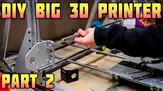 DIY Big 3D Printer - Assembling a Frame - Part 2/3