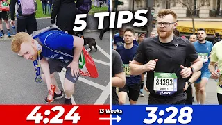 How I Ran A Sub 3.30 Marathon | Training Tips