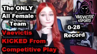 All Female Esports Team Kicked From League Of Legends - Vaevictis 0-28 Record