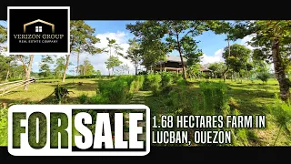 For Sale! 1.68 Hectares Farm in LUCBAN, QUEZON - Developed Farm with House | Updated Price