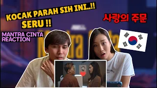 Korean Reaction "Mantra Cinta-Rizky Febian" #GarisCinta [Official Lyric Video] Reaksi Indonesian