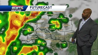 Tracking chance for severe storms Sunday