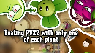 (Stream) Beating PVZ2 using only one of each plant (5)