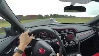 Drove the 2018 Honda Civic Type R. Now I want one. POV First Impressions (Binaural Audio)