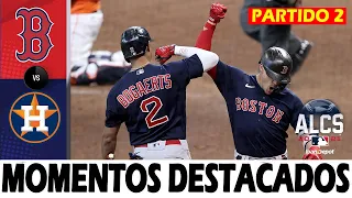 Red Sox vs. Astros - MLB Serie de Campeonato Liga Americana 2021 | Resumen (Partido 2)