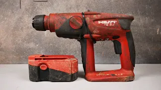 HILTI TE 2-A 24V Rotary Hammer Restoration | Replace lithium battery