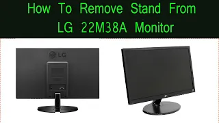 How to remove LG monitor stand.#fixed #lg #monitor #lcd #22M38A #disassembly #led #remove #based