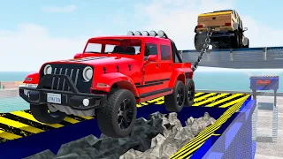 Tug of War vs Car Shredder crashes #4 - Beamng drive