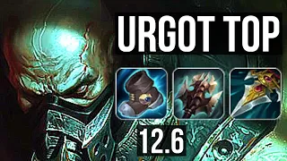 URGOT vs GWEN (TOP) | 9/0/5, Rank 3 Urgot, 66% winrate, Legendary | KR Grandmaster | 12.6