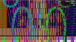 [Black MIDI] Tau the song - 6.28 Million Notes (PFA Legit run)