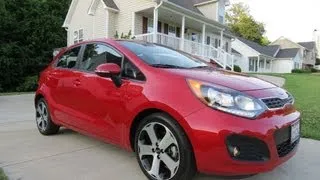 2012 Kia Rio SX Hatchback Start Up, Exhaust, Test Drive, and In Depth Review