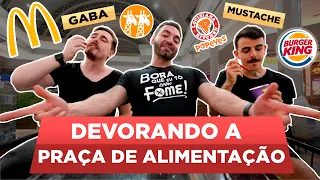 DEVORANDO A PRAÇA DE ALIMENTAÇÃO!! | MISSÃO CASIMIRO [Feat. GABA, MUSTACHE]