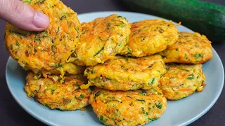 Zucchini with oatmeal tastes better than meat! Easy and incredibly deliciuos