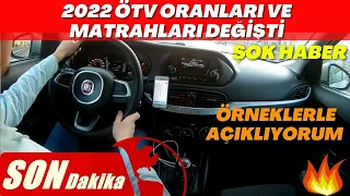 2022 ÖTV ORANLARI VE ÖTV MATRAHLARI DEĞİŞTİ | ÖTV DÜZENLEMESİ | HANGİ OTOMOBİLLER İNDİRİME GİRDİ