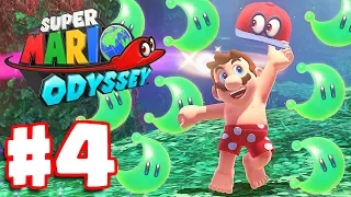 Super Mario Odyssey | Walkthrough Part 4 | Wooded Kingdom (Super Mario Odyssey Nintendo Switch)