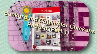 Chickens Pattern Background Cutting Part 1!