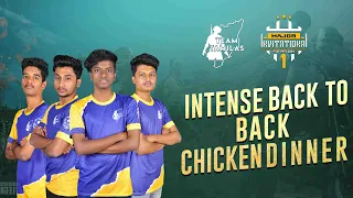 PUBG MOBILE - Intense Chicken Dinner | BCR TOURNAMENT ft.Team TAMILAS