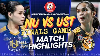 NU VS. UST FULL GAME HIGHLIGHTS | GAME 2 FINALS | Spikers' Turf Invitational Conference 2023