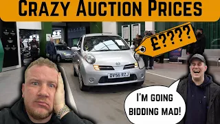 Battling High Prices and Chops Garage at A UK Car Auction!