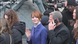 Emma Stone [Cruella / La La Land] - Louis Vuitton Fall Winter 23/24 fashion show in Paris - 06.03.23