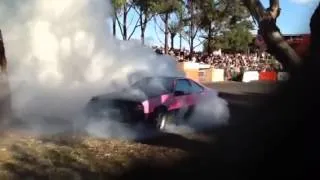 Bankstown bike show burnout