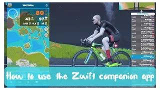 Zwift for beginners | How to use the Zwift Companion APP | the ZWIFT ZONE tutorial