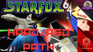 Star Fox 64 Playthrough (Red/Hard Path) | Full Playthrough Walkthrough Gameplay No Commentary
