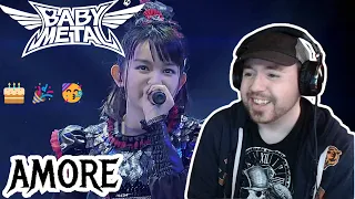 QUEEN SUZUKA!!!! BABYMETAL "Amore" (Live At Wembley 2016) | REACTION