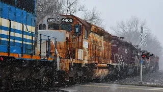 1/19/19 - Pair of NREX SD40-2s trail on BNSF Local