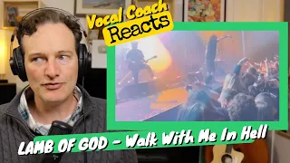 Vocal Coach REACTS - LAMB OF GOD "Walk With Me In Hell" (fancam Live in RIGA 2023)