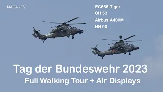 Tag der Bundeswehr 2023 - Bückeburg - Full Walking Tour + Air Displays -4K