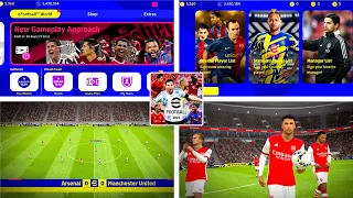 eFOOTBALL 2022 MOBILE | FIRST GAMEPLAY! 😲 [ARSENAL VS MANCHESTER UNITED]