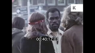 1960s, 1970s Hippies in Dam Square, Amsterdam | Kinolibrary