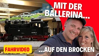 Auf Brockenfahrt mit der HSB Ballerina 996001 /360°/ Modellbau / LGB Gartenbahn Modelleisenbahn #141