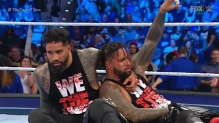 Usos win ! Usos vs Braun Strowman & Ricochet wwe smackdown tag team title Match 2/10/23