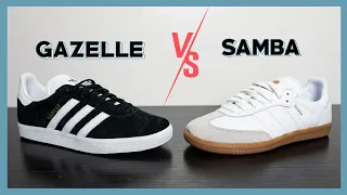 Adidas Sneaker Comparison - GAZELLE And SAMBA Reviews And Haul