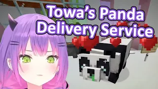 Towa Safely Delivers A Panda To Koyori 【Hololive】