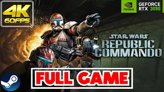 Star Wars: Republic Commando | 𝗙𝗨𝗟𝗟 𝗚𝗔𝗠𝗘 | Gameplay/Walkthrough [NO COMMENTARY/RTX 3090/4K⁶⁰ᶠᵖˢ]