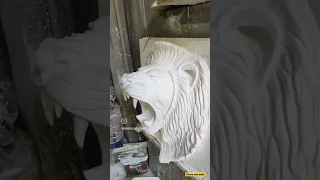 Essa belíssima escultura de leão você só encontra na @CASADOLEAO312 #shorts