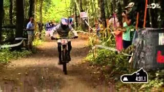 rachel atherton winning run at cairns world cup 2014