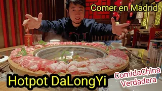 Hotpot tradicional en Madrid, comiendo la comida china verdadera con Masterchen