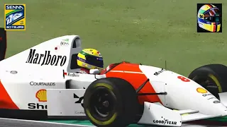 VETTEL SENNA TRIBUTE 2024 IMOLA