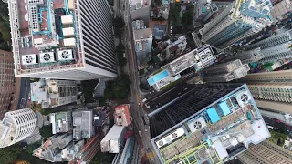 HONG KONG 4K, DRONE FILM FROM ABOVE, A TRAVEL TOUR - UHD