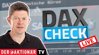 DAX-Check LIVE: Leichte Verluste + Munich Re, Rheinmetall, Siemens
